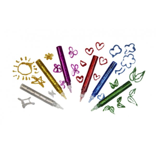 Glitterlim Sense - 6 f�rger