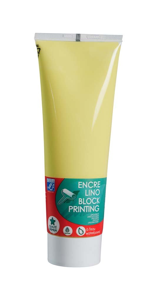 Linoleumsfarve L&B - Primær Gul - Linoleumtryk, Print & printfarve