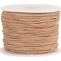 Skinnsnor - beige - 1 mm - 50 m