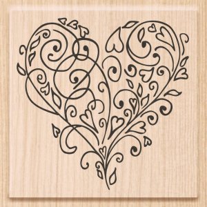 St�mpel med motiv 6 x 5,5 cm
