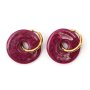Kreoler runda 20 mm - guld, rostfritt stål Kreoler runda 20 mm - guld, rostfritt stål
