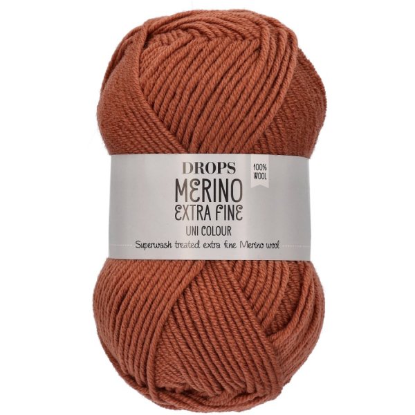 DROPS Merino Extra Fine Uni Colour garn - 50g - Ceder (42)