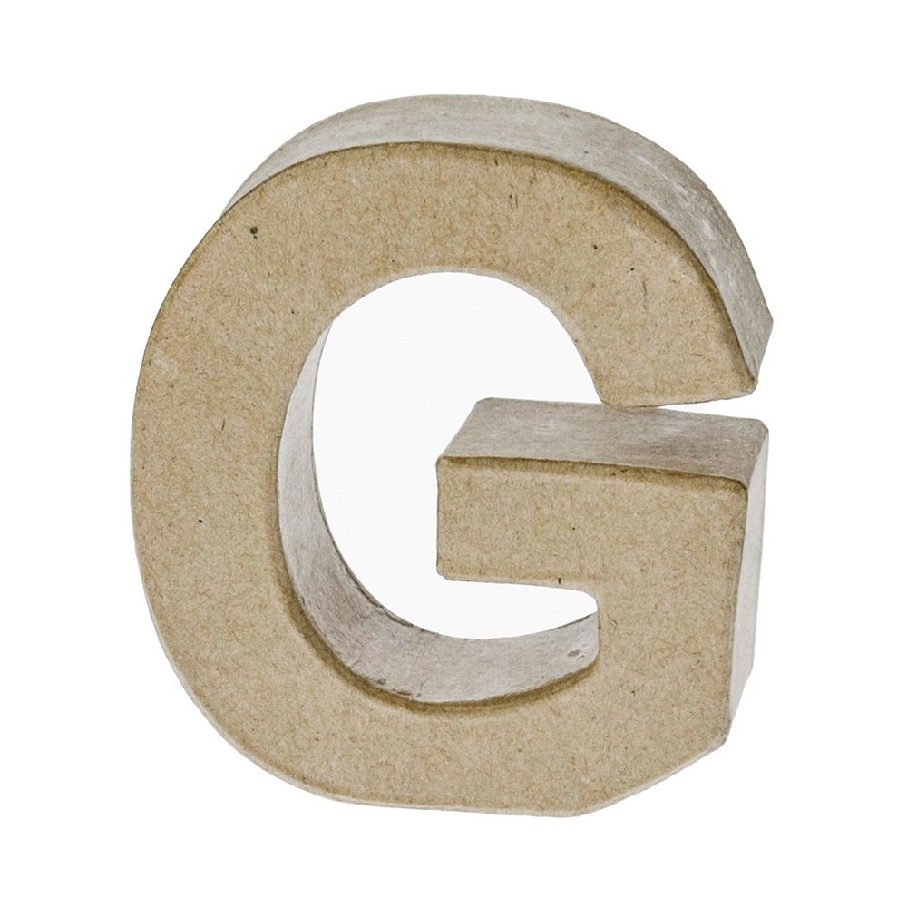 Bogstav H 10 x T 3 cm - G - Papbogstaver, Bogstaver og tal, Papirartikler, Dekorationsrammer, Hobbymateriale, Håndværk