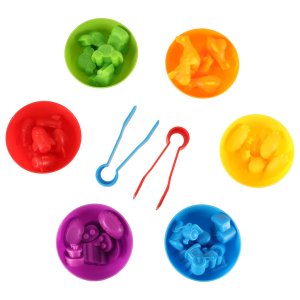 Montessori sorteringsleksak fordon � r�kna & sortera, 36 delar