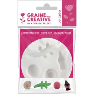 Mini silikonform för godis, Ø 7 cm Mini silikonform för godis, Ø 7 cm