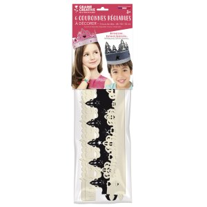 Papperskronor i kartong, 6-pack Papperskronor i kartong, 6-pack