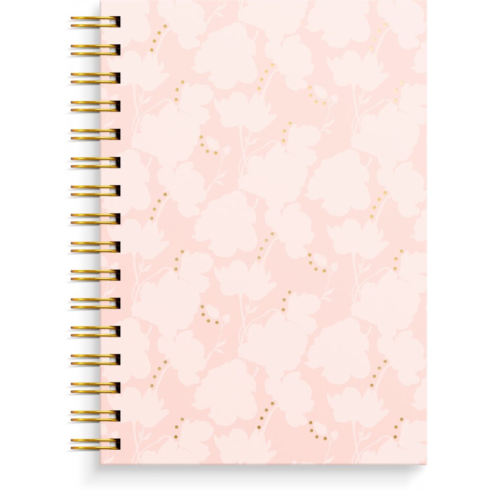Notesbog - A5 - Blomst - Notesbøger, Kontorartikler