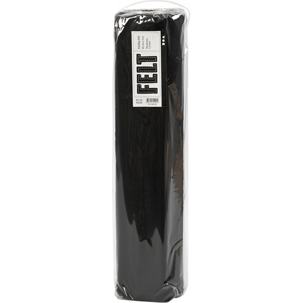 Hobbyfilt - svart - 5 m Hobbyfilt - svart - 5 m