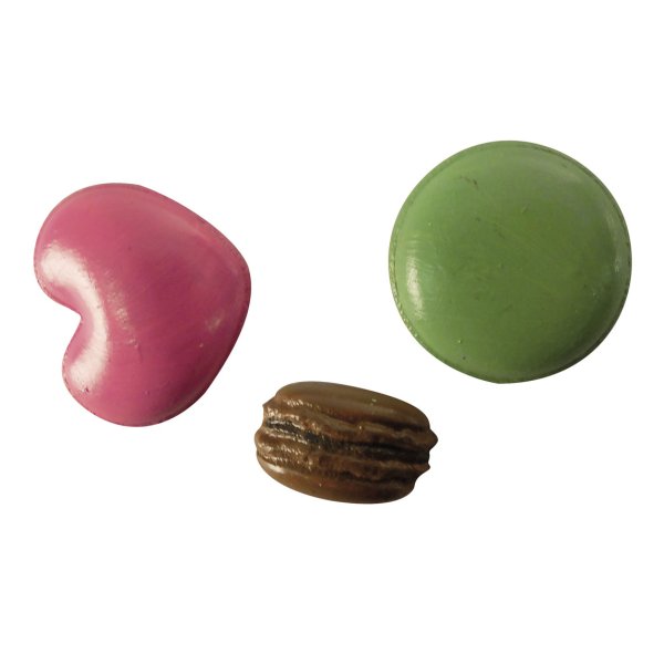 Mini silikonform för macarons, Ø 7 cm Mini silikonform för macarons, Ø 7 cm