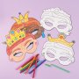 Pappersmasker prinsessor 12 st