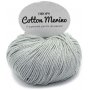 DROPS Cotton Merino Uni Colour garn - 50g - Ljusgr (20)