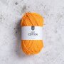 Myk bomull 50g oransje klemme
