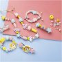 Mini DIY-sett Smykke Halskjede Armbånd Øredobber Lyseblå/Lyserød/Gul Mini DIY-sett Smykke Halskjede Armbånd Øredobber Lyseblå/Lyserød/Gul