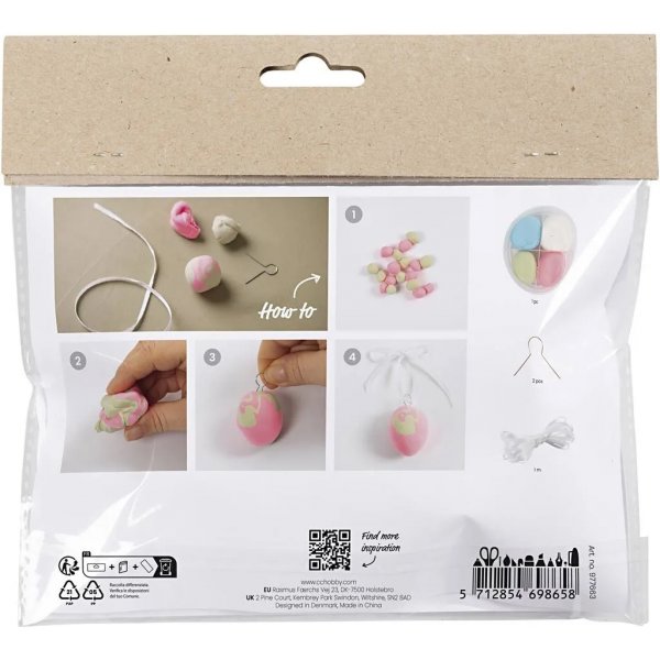 Mini DIY Kit Modellera, Marmorerade ägg Mini DIY Kit Modellera, Marmorerade ägg