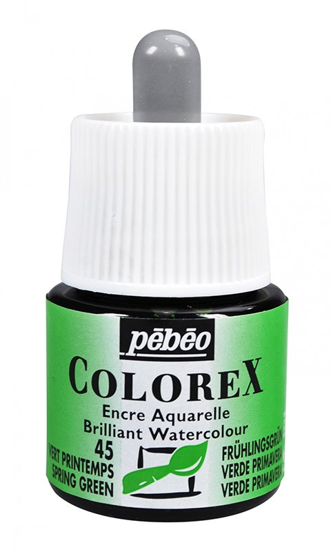 Tusch - Pebeo Colorex - Forårsgrøn - Tusch & Blæk, Kunstnerfarver