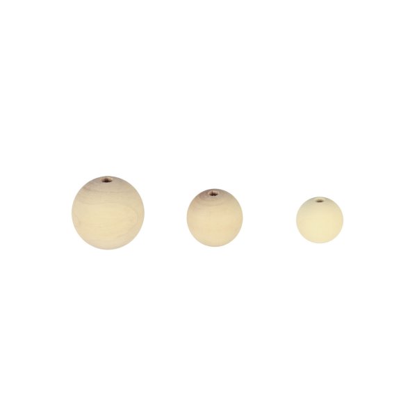 Träpärlor 20 mm, 50-pack Träpärlor 20 mm, 50-pack