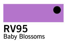 Copic Sketch - RV95 - Baby Blossoms - Copic Sketch, Copic-penne, Markers, Penne, Penne, kridt & tusch
