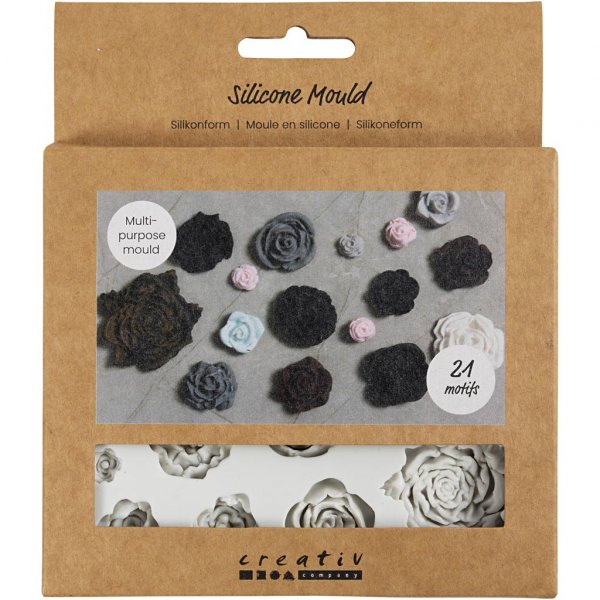 Silikonform Rosor 0,8–4 cm Silikonform Rosor 0,8–4 cm