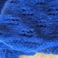 Kundbild DROPS Brushed Alpaca Silk garn - 25g - Jeansblå (13): Härligt garn och fin färg.