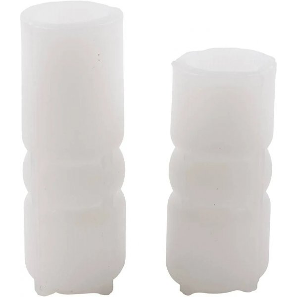 Silikonform - Räfflad cylinder med båge Silikonform - Räfflad cylinder med båge