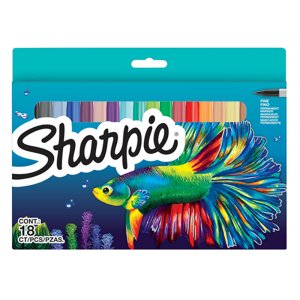 Sharpie Big Pack - Kampanjpaket - Hanging Tuck 6 - 18-pack osorterade frger