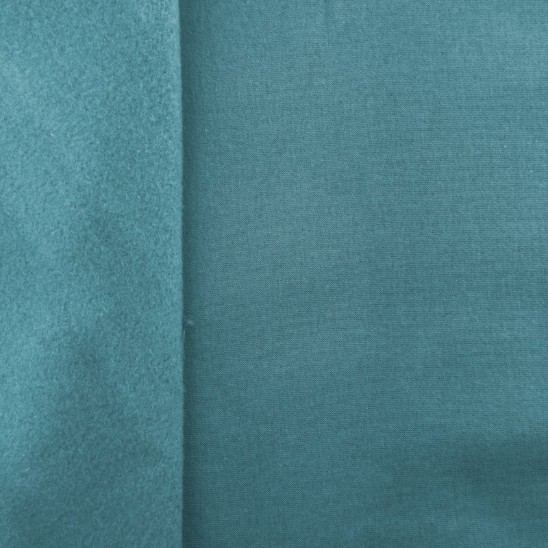 Fleece - Strikket - grøn - Fleece stof, Beklædningsstoffer, Stof