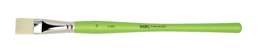 Syntetisk pensel Liquitex Bright - Nr. 12 - Akrylpensler, Pensler