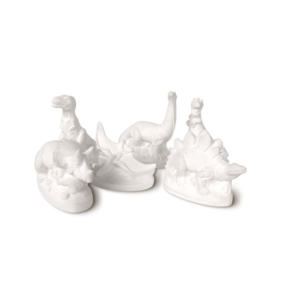 Formar i latex för gjutning av dinosaurier, 6-pack Formar i latex för gjutning av dinosaurier, 6-pack