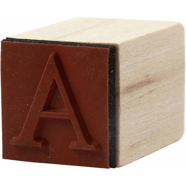 Stämplar - bokstäver och siffror - 20 x 20 mm - 45 st Stämplar - bokstäver och siffror - 20 x 20 mm - 45 st