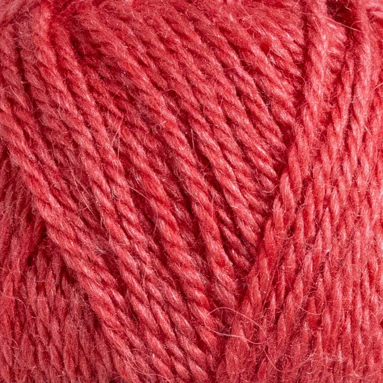 Alpacka Silke - Red Ferrari - Järbo Alpacka Silke - 45 % Babyalpacka / 40 % Merino / 15 % Silke, Blandgarn, Garn, Sticka & virka