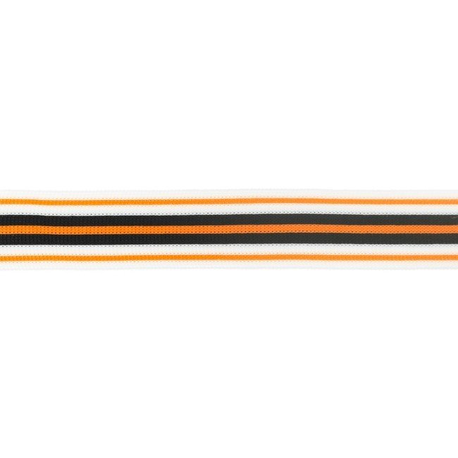 Bånd - Stribet, bredt - Orange - Andre stropper & remme, Bånd & dekorationsbånd, Tekstilbånd & snor