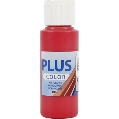 Plus Color Hobbymaling - karmosinrd - 60 ml