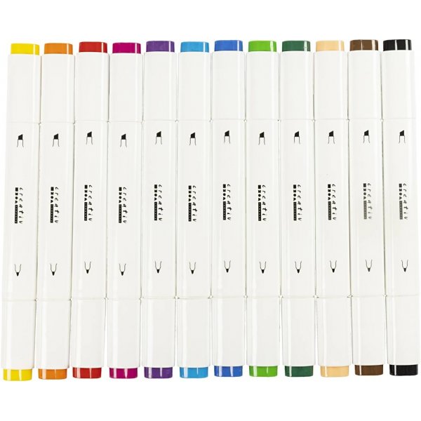 Ritpenna - standardfärger - 12 st Ritpenna - standardfärger - 12 st