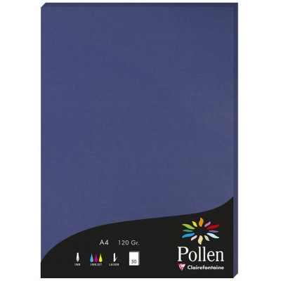 Pollen Brevpapir A4 - 50 stk - Nattbltt
