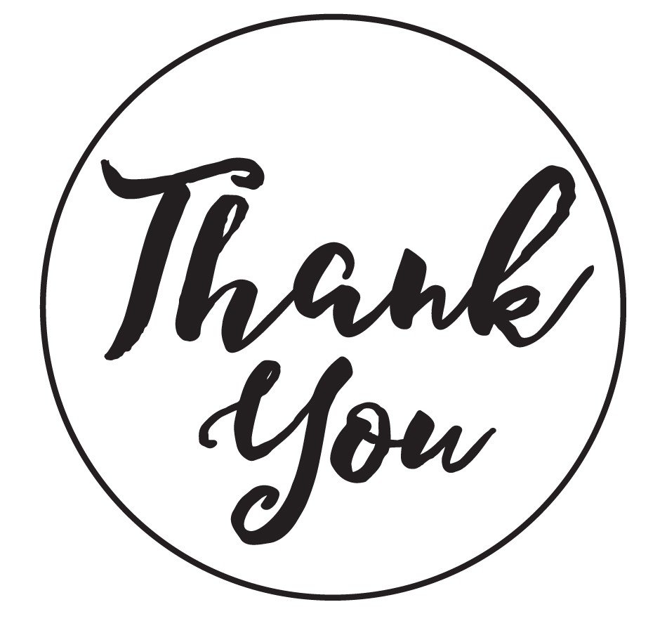 Mønt til stempelfrimærker Coin Thank You - 17 mm - Segl stempel, Stempler, Scrapbooking, Håndværk