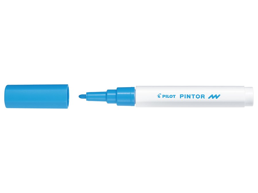 Fiberpen Pilot Pintor - (Fine) - Lyseblå - Fiberpenne, Penne, Penne, kridt & tusch