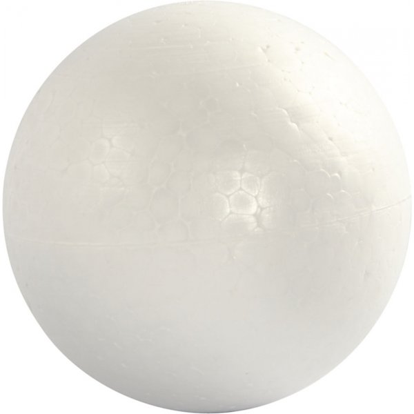 Kulor av frigolit - vit - Ø12 cm - 5 st Kulor av frigolit - vit - Ø12 cm - 5 st