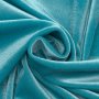 Stretch pannevelour Deluxe - 150 cm - Turkis