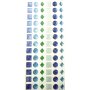 Epoxystickers i blandade blå och gröna nyanser, 12 mm, 78-pack Epoxystickers i blandade blå och gröna nyanser, 12 mm, 78-pack