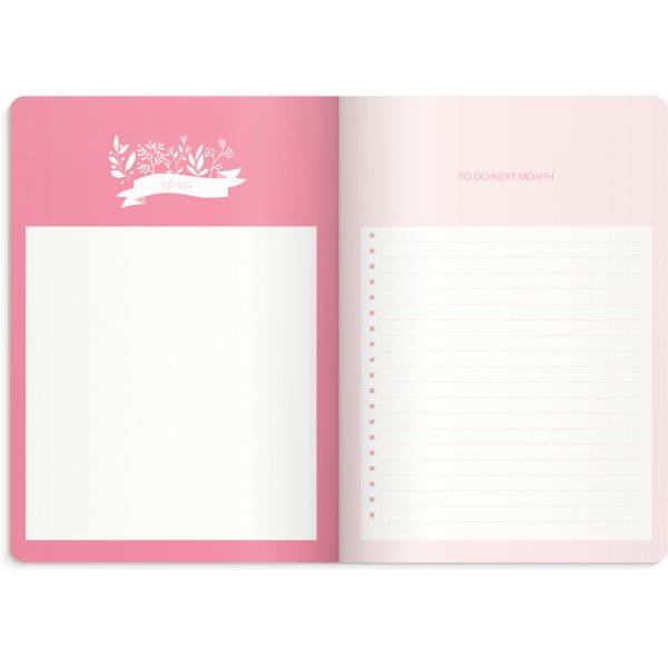 Week Planner - Undated pink Week Planner - Undated pink