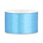 Satinband - 25 m - Ljusbl�tt - Bredd: 38 mm