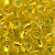 Rocaillesp�rlor � 5,5 mm - gul 17 g silverlinjerade