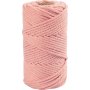 Makrame garn - rosa - 4 mm - 55 m