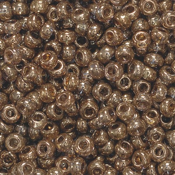 Bohemrocaille p�rlor 2,5 mm, 13 g, ljusbrun
