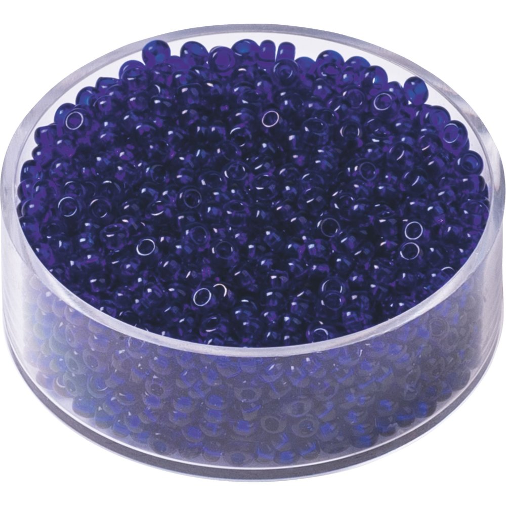 Bohemske rocailleperler 2,5 mm 17 g - Mørk blå - Blandinger av rocailleperler, Rocaillesperlor, Håndverk