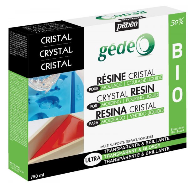 Resin - Pebeo Crystal - Klar bioorganiskt resinkit 750ml