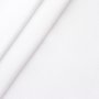 Ensfarget bomullsribstoff - r�r 35 cm - Hvit