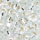 Rocaillesprlor  5,5 mm - silver 17 g silverlinjerade