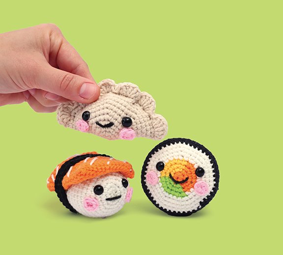 Amigurumi-kit - mina sushi Amigurumi-kit - mina sushi