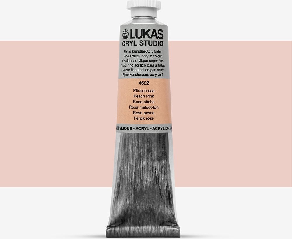 Akrylmaling Lukas Cryl Studio 75 ml - Flesh Color (4622) - Akrylfarver, Kunstnerfarver